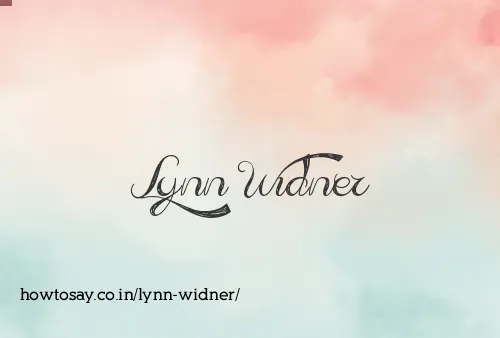 Lynn Widner