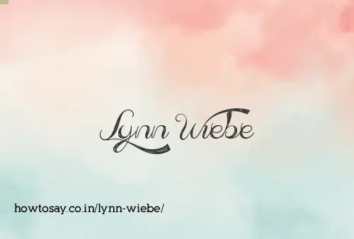 Lynn Wiebe