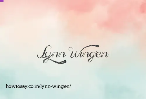 Lynn Wingen