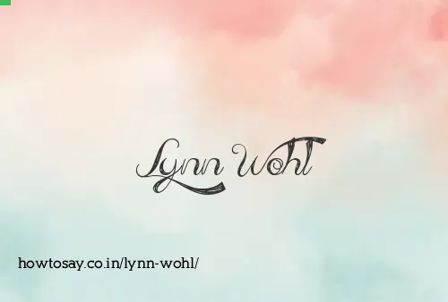 Lynn Wohl