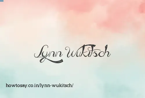 Lynn Wukitsch