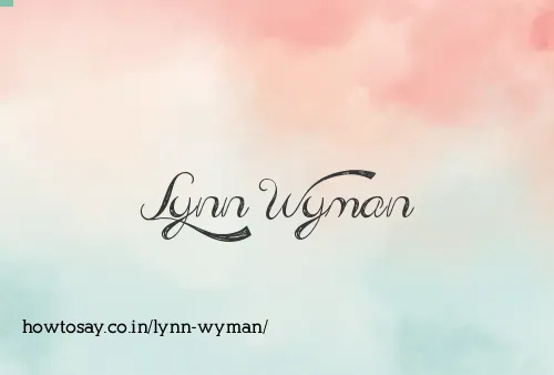 Lynn Wyman