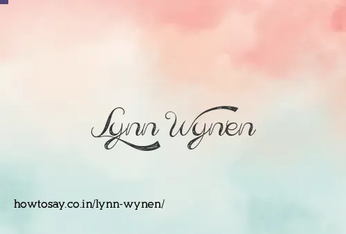 Lynn Wynen