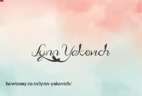 Lynn Yakovich
