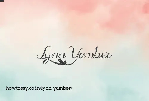 Lynn Yamber