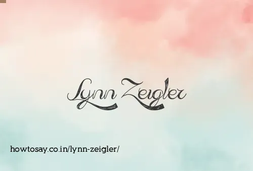 Lynn Zeigler