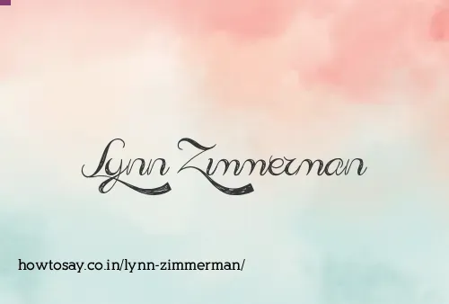 Lynn Zimmerman