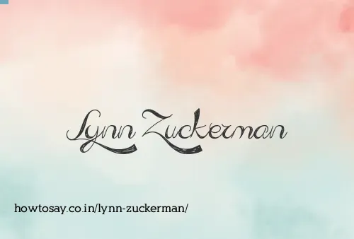 Lynn Zuckerman