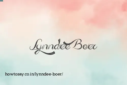 Lynndee Boer