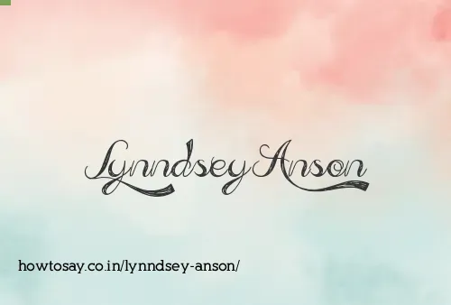 Lynndsey Anson