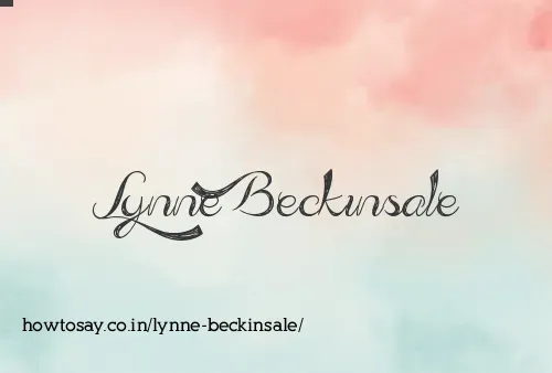 Lynne Beckinsale