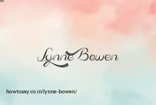 Lynne Bowen