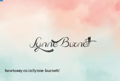 Lynne Burnett