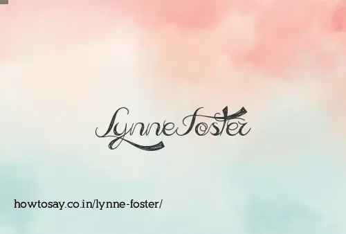 Lynne Foster