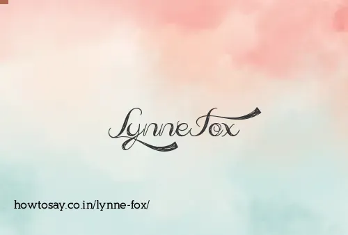 Lynne Fox