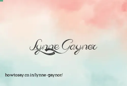 Lynne Gaynor