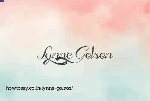 Lynne Golson