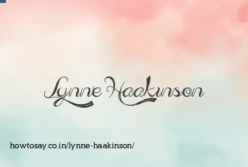 Lynne Haakinson