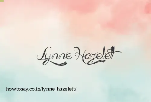 Lynne Hazelett