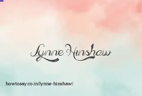 Lynne Hinshaw