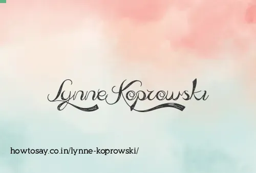 Lynne Koprowski