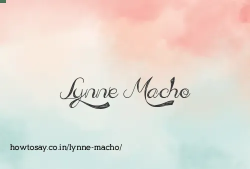 Lynne Macho