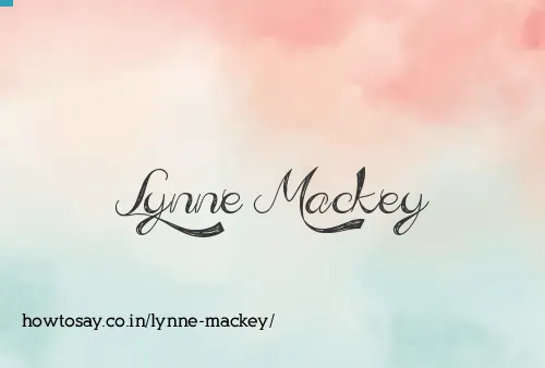 Lynne Mackey