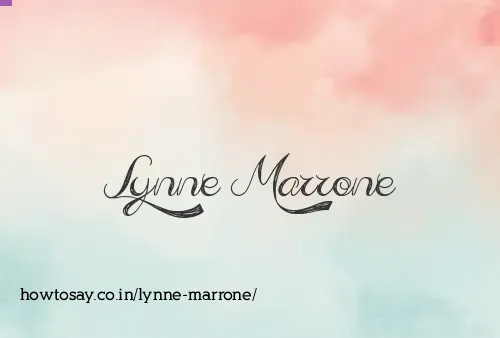 Lynne Marrone