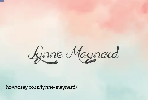 Lynne Maynard
