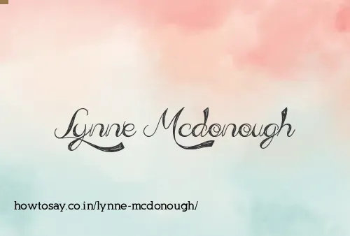 Lynne Mcdonough