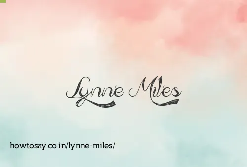 Lynne Miles