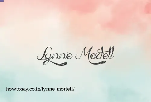 Lynne Mortell