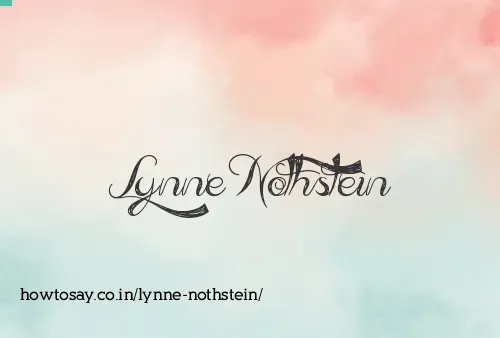 Lynne Nothstein