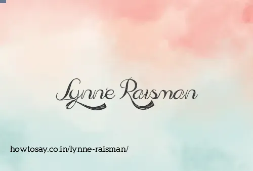 Lynne Raisman