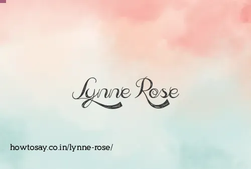 Lynne Rose
