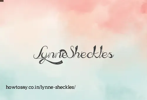 Lynne Sheckles