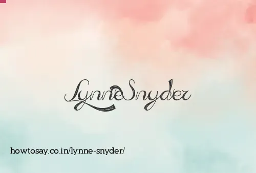 Lynne Snyder