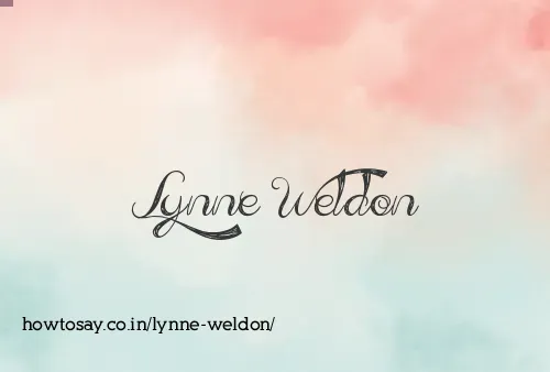 Lynne Weldon