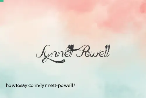 Lynnett Powell
