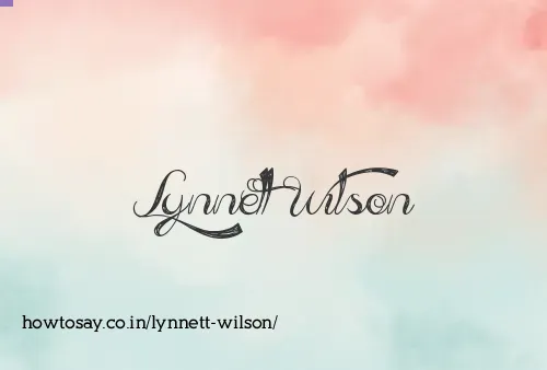 Lynnett Wilson