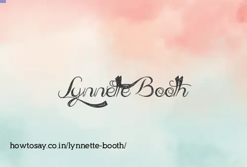 Lynnette Booth