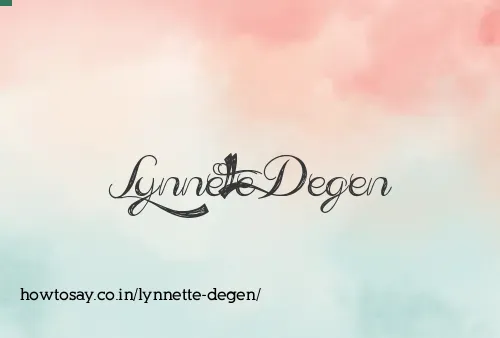 Lynnette Degen