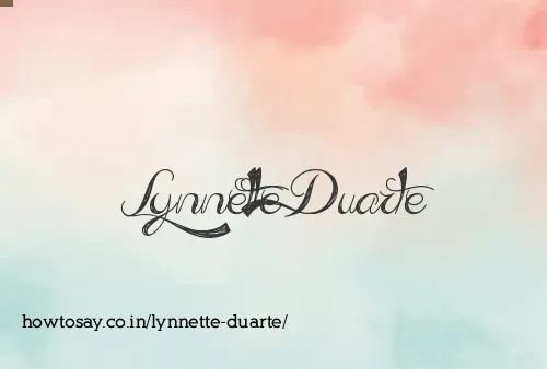 Lynnette Duarte