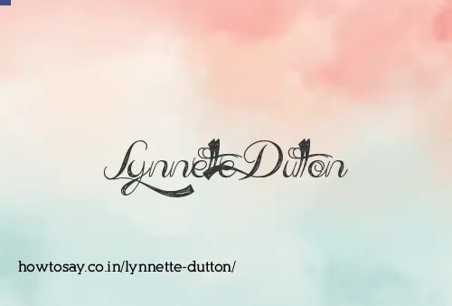 Lynnette Dutton