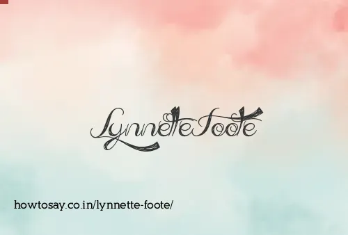 Lynnette Foote