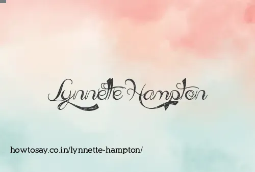 Lynnette Hampton