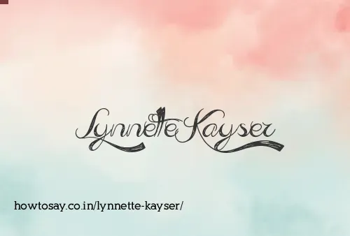 Lynnette Kayser