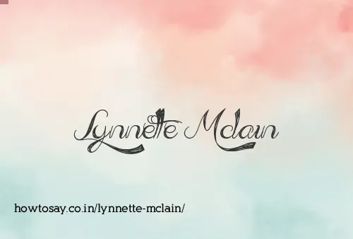 Lynnette Mclain