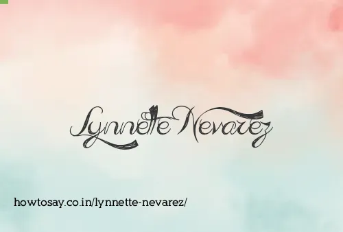 Lynnette Nevarez