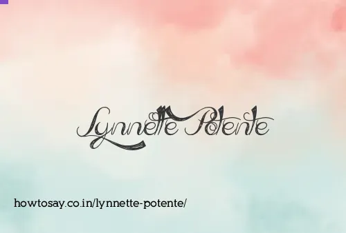 Lynnette Potente
